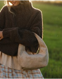 Louenhide - Mini Monaco Suedette Shoulder Bag
