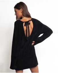 Petal & Pup - Mitchell Knit Mini Dress - Black