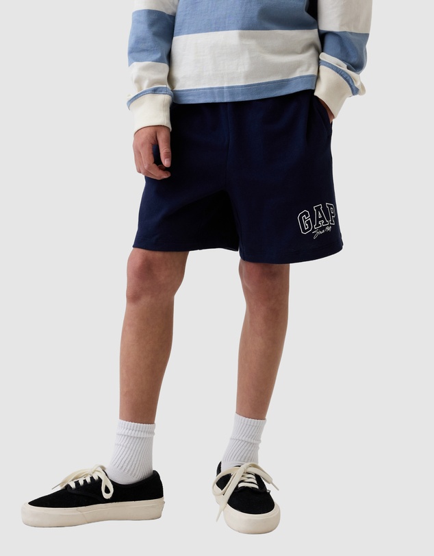 GAP - French High Waist Logo Shorts - Teens