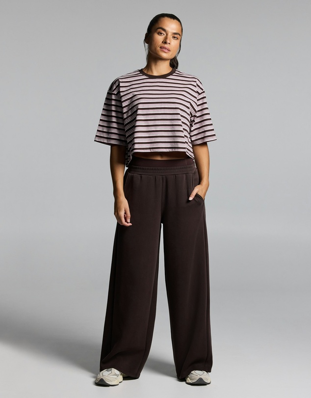 Rockwear - Stripe Boxy Hip Length Tee