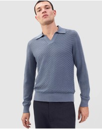 rag & bone - Charles Long Sleeve Johnny Polo