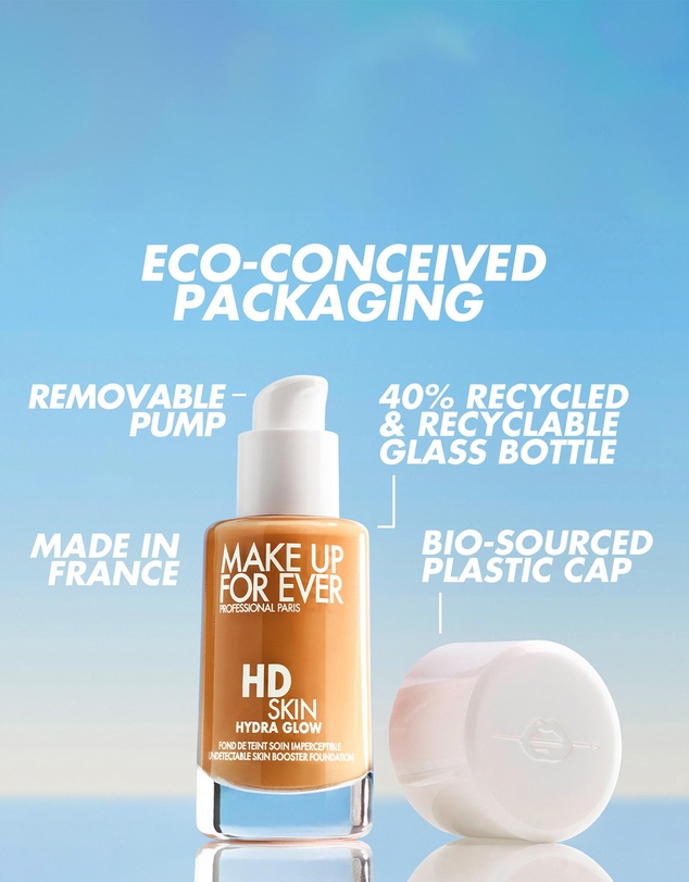MAKE UP FOR EVER - HD Skin Hydra Glow Foundation-24 - 1R00