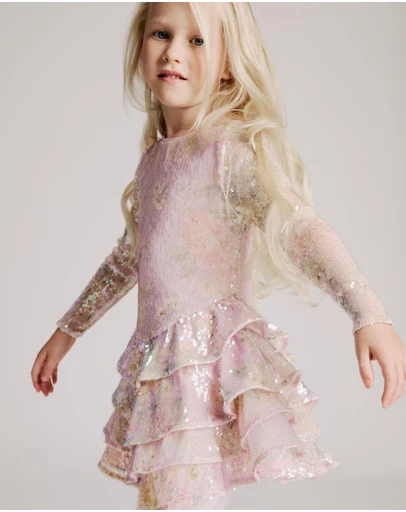 Bardot Junior - Abby Sequin Mini Dress - Kids-Teens