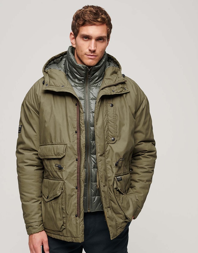 Superdry - Hooded Cotton Lined Deck Jacket