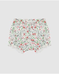 Bebe by Minihaha - Christmas Festive Red Robin Bodysuit and Shorts Set - Babies