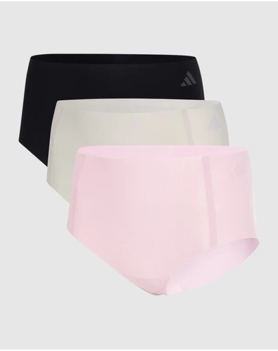 adidas Sportswear - 3 Pack Active Micro Flex Mid-Rise Brief Underwear
