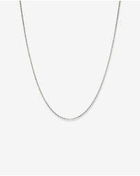 Michael Hill - Hollow Belcher Chain in 10kt White Gold