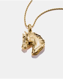 THOMAS SABO - THOMAS SABO Horse Head Necklace with Zirconia