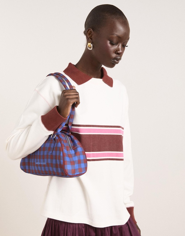 Damson Madder - Olina Placement Stripe Rugby
