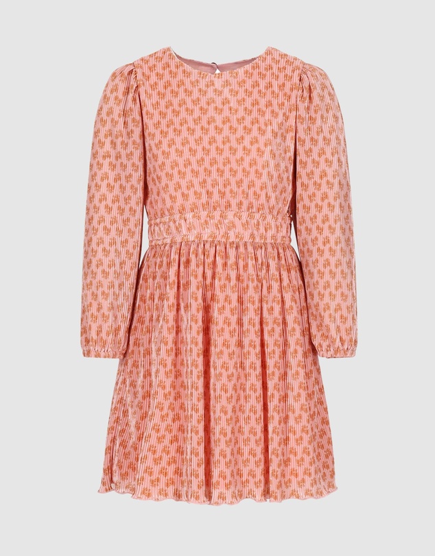 NONO - Mamai Long Sleeve Pleated Dress - Kids-Teens