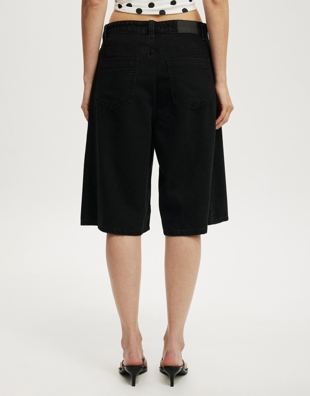 Cotton On - Lyocell Wide Denim Jorts