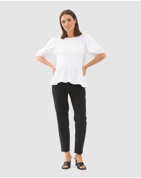 Ripe Maternity - Nadia Peplum Top
