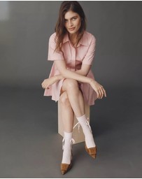 High Heel Jungle - Bella Satin Bow Socks