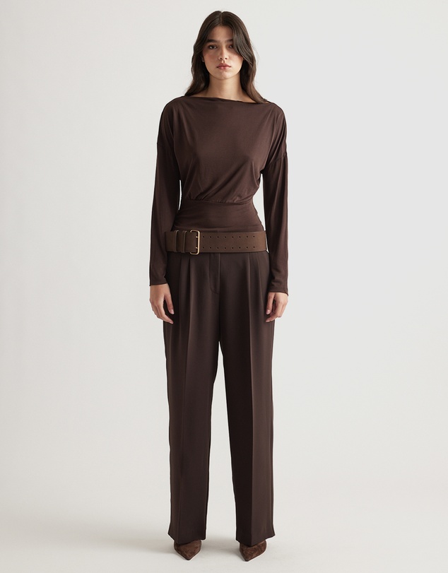 Decjuba - Tahlia Cinched Long Sleeve Top