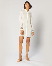 Winona -  Aubrey Shirt Dress White