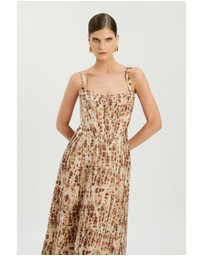 Bardot - Lilah Corset Midi Dress