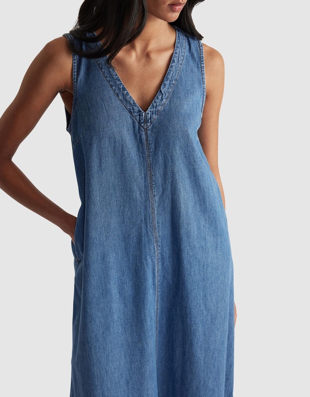 Decjuba - Natalie Denim Maxi Dress
