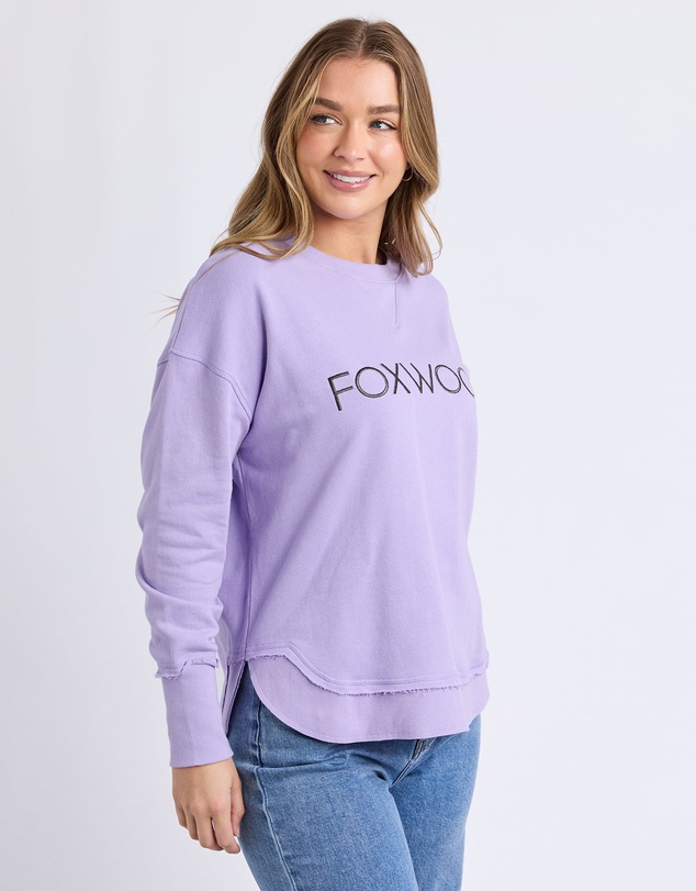 Foxwood - Simplified Metallic Crew Lavender