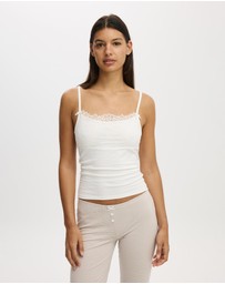 Cotton On Body - Dreamy Soft Lace Overlay Cami