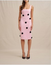 BY JOHNNY. - Anita Spot Midi Dress