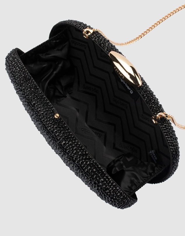 Olga Berg - Meyer Crystal Oval Clutch