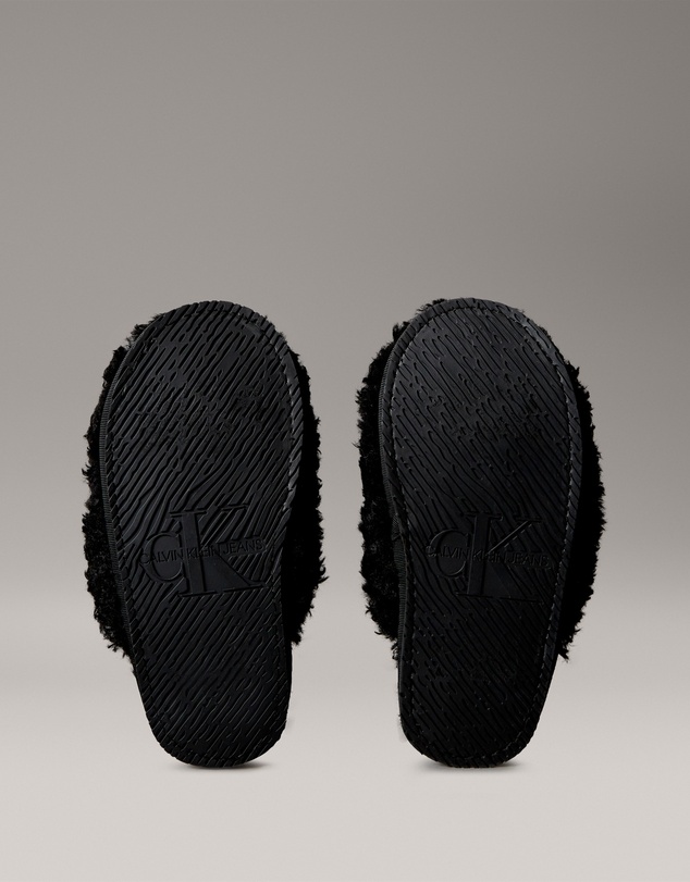 Calvin Klein - Faux Shearling Sherpa Slippers