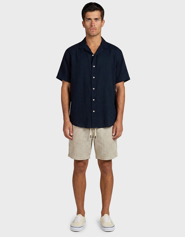 Academy Brand - Jeff Stripe Linen Short
