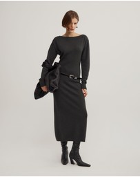 Witchery - Boat Neck Knit Dress