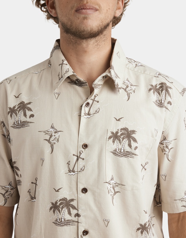 Quiksilver - Mens Horizon Haze Short Sleeve Shirt