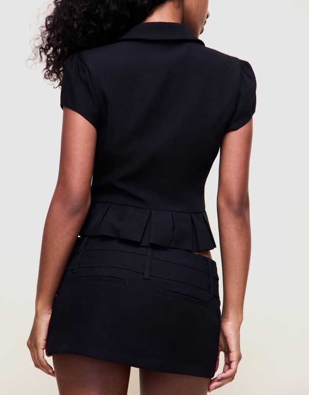 Guizio - Cap Sleeve Bib Blazer