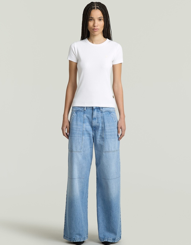 G-Star - Rib Cap Sleeve Tee