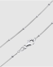 Elli Jewelry - Necklace Y-Chain Heart Balls in 925 Sterling Silver