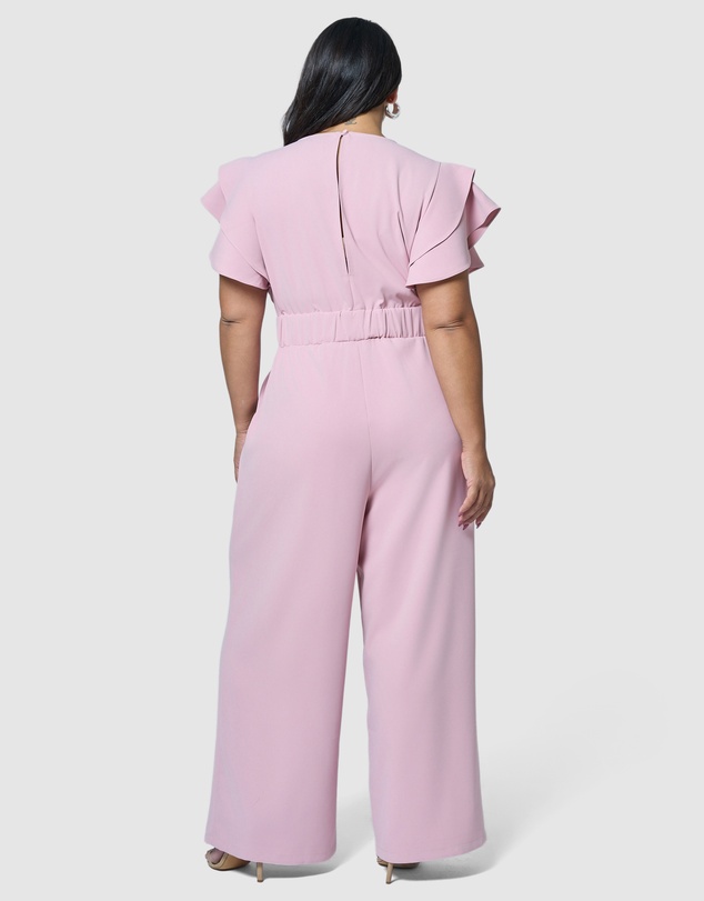 Pink Dusk by Curve Project - Caught Out Jumpsuit