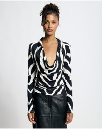 Lover - Bianca Plunge Top