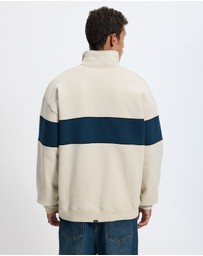 Thrills - Between Chaos Calm Quarter Zip Fleece Sweat
