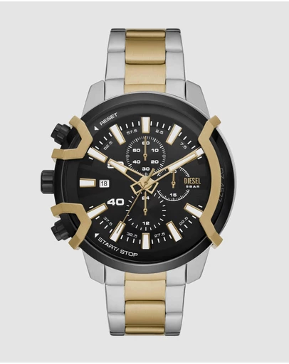 Diesel - Griffed Two Tone Chronograph Watch