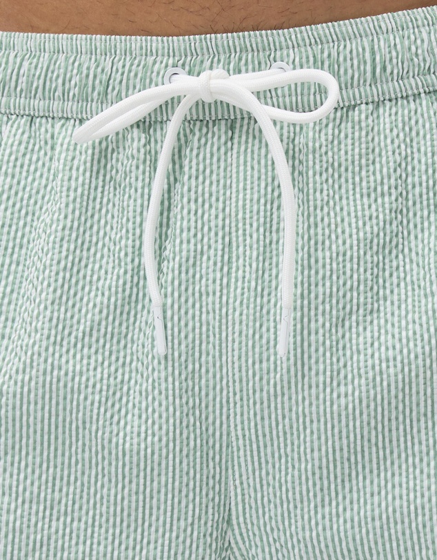 AERE - Seerksucker Stripe Swim Shorts
