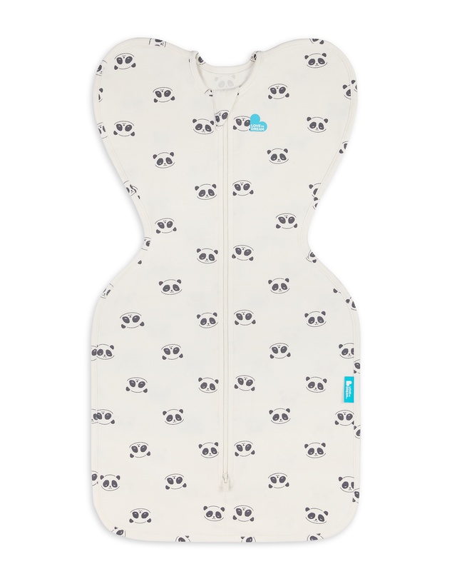 Love to Dream - Swaddle Up™ 1.0 TOG Stretch Cotton Sleepy Panda Cream