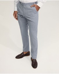 Oxford - Byron Wool Suit Trousers With Side Tab