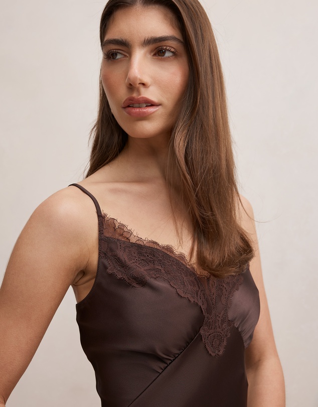 Forever New - Frannie Lace Trim Mini Dress