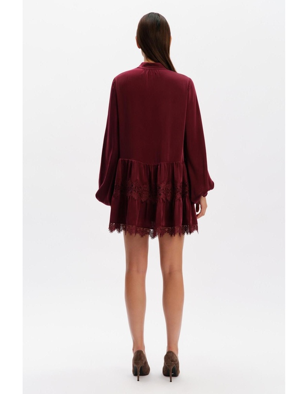 Bardot - Antonia Lace Trim Mini Dress