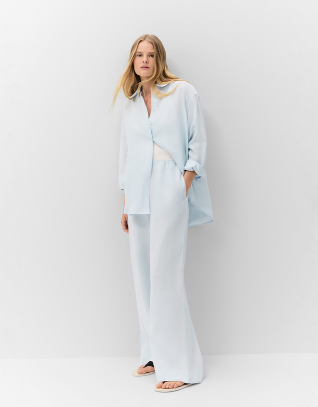 UNISON - Essential Linen Wide Leg Pant