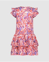 B.Nosy - Delphi Floral Dress - Kids-Teens