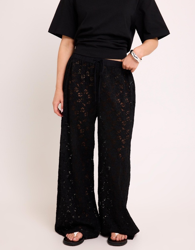 Subtitled - Jasmine Lace Relaxed Pants