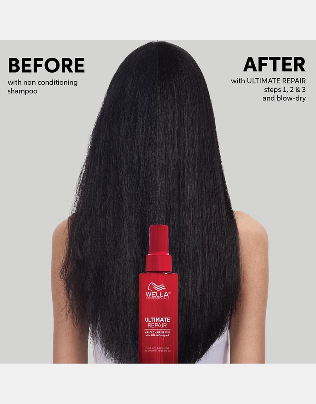 Wella - Wella Professionals Ultimate Repair Trio Set - Shampoo 250ml, Mask 150ml, Miracle Hair Rescue 30ml - Limited Edition
