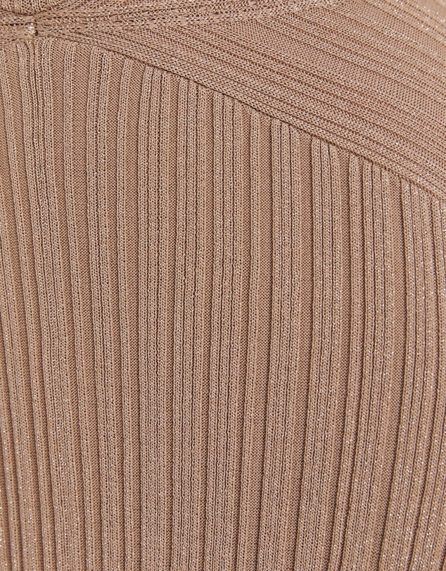 SABA - Metallic Ribbed Knit Dress
