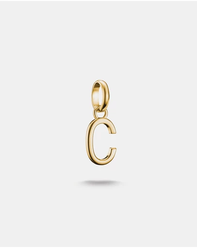 THOMAS SABO - THOMAS SABO Connect Charm letter C Gold