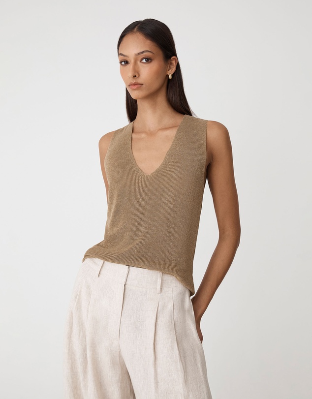 Forcast - Jillian Lyocell Blend Tank