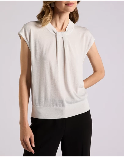 David Lawrence - Alba Shimmer Knit Tee