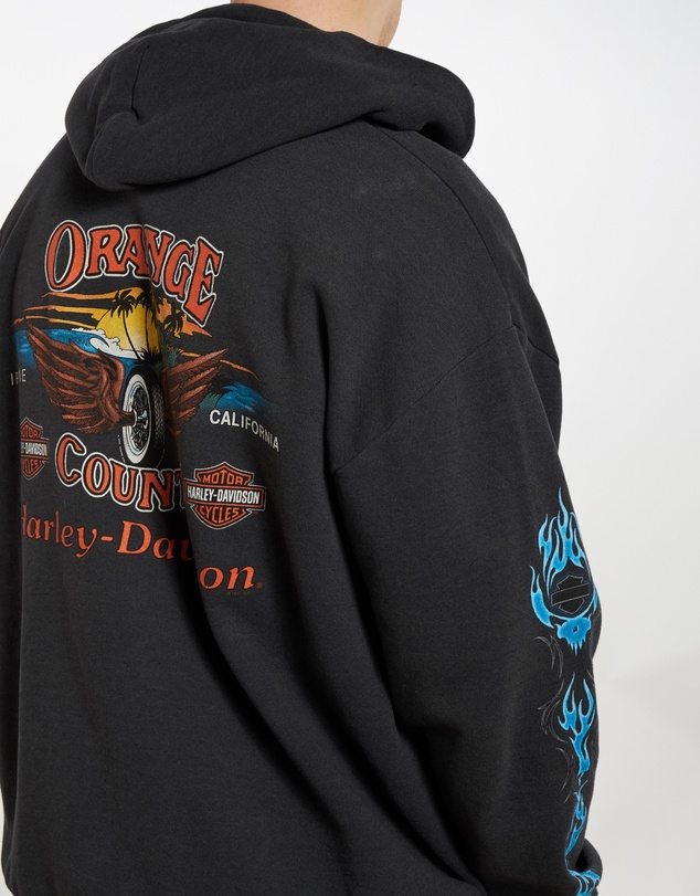 Vintage by The Real Deal - Pre Loved - Vintage Harley Davidson Hooded Sweatshirt